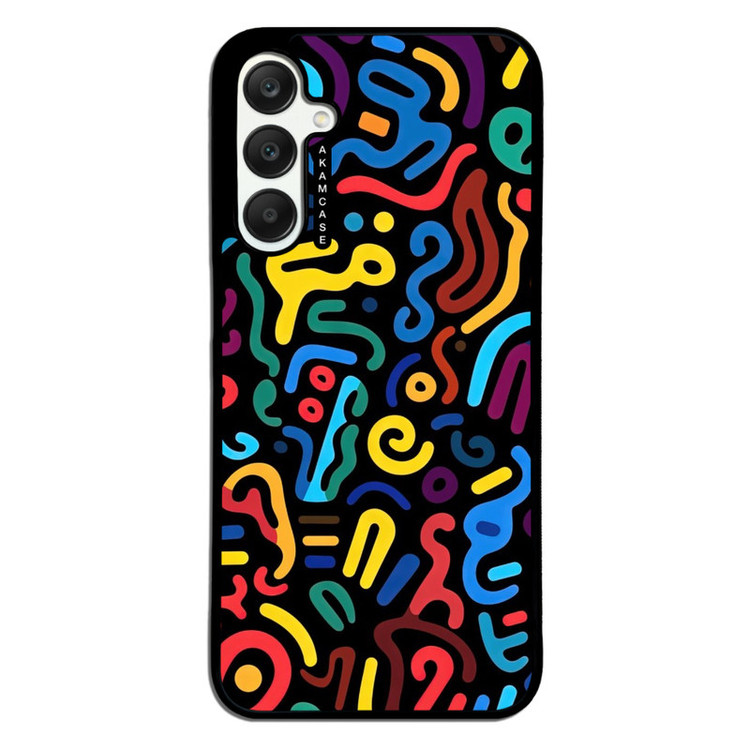 کاور آکام مدل AMC-WSGA25-DOODLE20 مناسب برای گوشی موبایل سامسونگ Galaxy A25