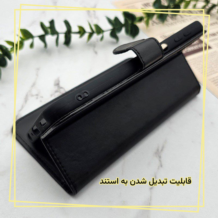 کیف کلاسوری قاب ایران مدل Cut مناسب برای گوشی موبایل سامسونگ Galaxy A20