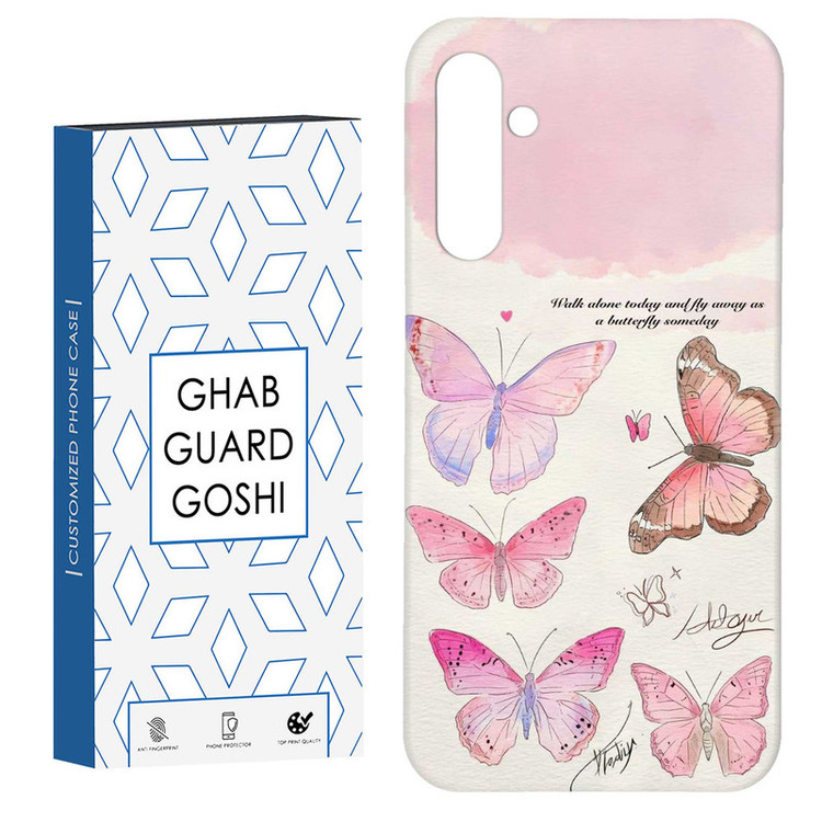 کاور قاب گارد گوشی طرح پروانه کد Dimo-347 مناسب برای گوشی موبایل سامسونگ Galaxy A34 / A34 5g