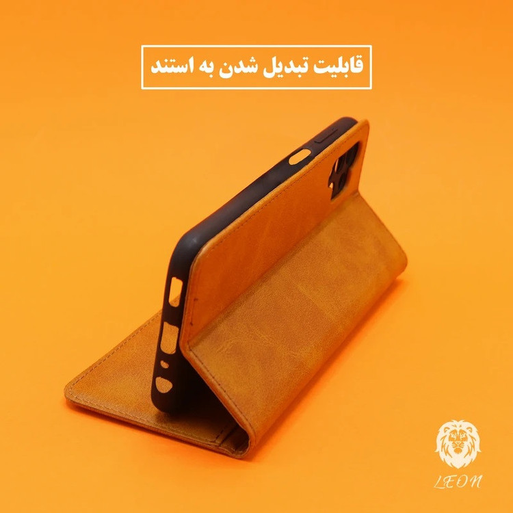 کیف کلاسوری لئون مدل Speek Yo مناسب برای گوشی موبایل شیائومی Redmi Note 14 Pro 4G