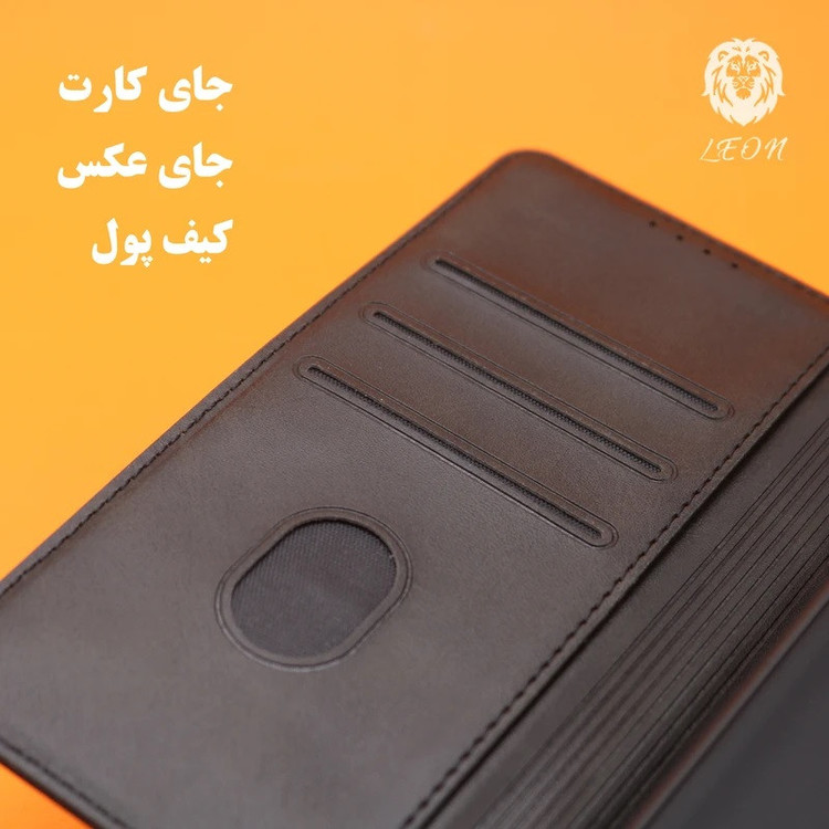 کیف کلاسوری لئون مدل Speek Yo مناسب برای گوشی موبایل شیائومی Redmi Note 14 Pro 4G