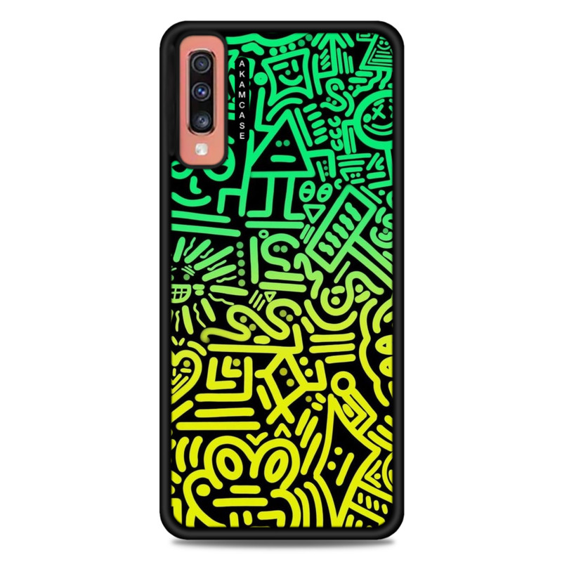کاور آکام مدل AMC-WSGA70-DOODLE16 مناسب برای گوشی موبایل سامسونگ Galaxy A70
