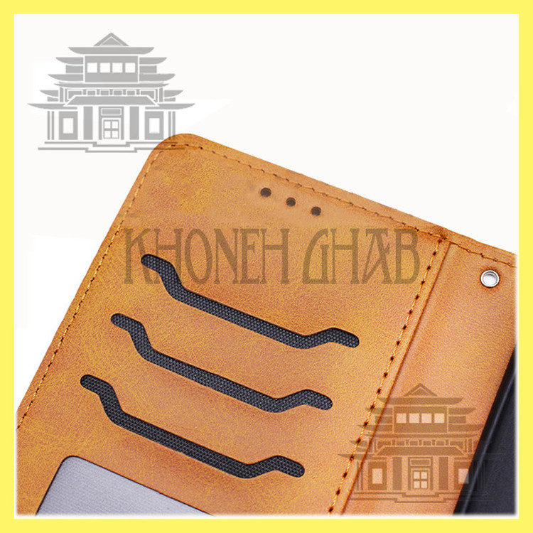 کیف کلاسوری خونه قاب مدل چرمی مناسب برای گوشی موبایل شیائومی Redmi Note 9S / Note 9 pro