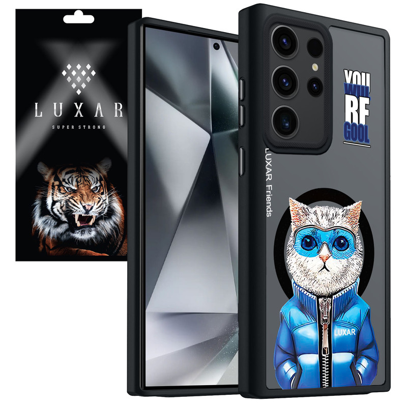 کاور لوکسار مدل Rich Cat مناسب برای گوشی موبایل سامسونگ Galaxy S24 Ultra