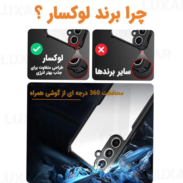 کاور لوکسار مدل Cortex مناسب برای گوشی موبایل اپل iPhone 14 Pro Max