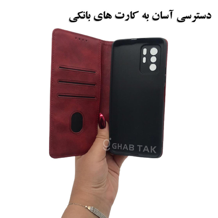 کیف کلاسوری قاب تک مدل KIF-CLS مناسب برای گوشی موبایل شیائومی Redmi Note 10