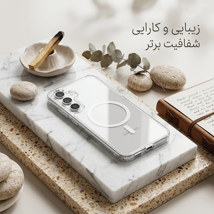کاور آکوآرا مدل MagSafe مناسب برای گوشی موبایل سامسونگ Galaxy A35