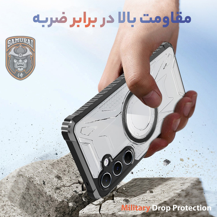 کاور سامورایی مدل Shocksafe مناسب برای گوشی موبایل سامسونگ Galaxy A57 5G