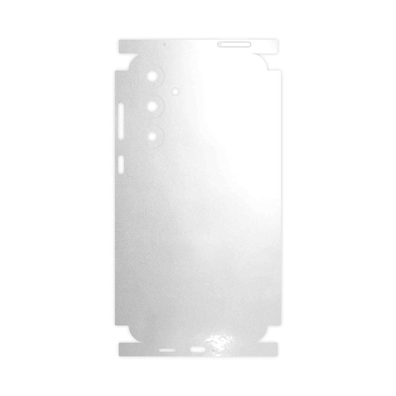 برچسب پوششی ماهوت مدل Metallic-White-FullSkin مناسب برای گوشی موبایل سامسونگ Galaxy A55