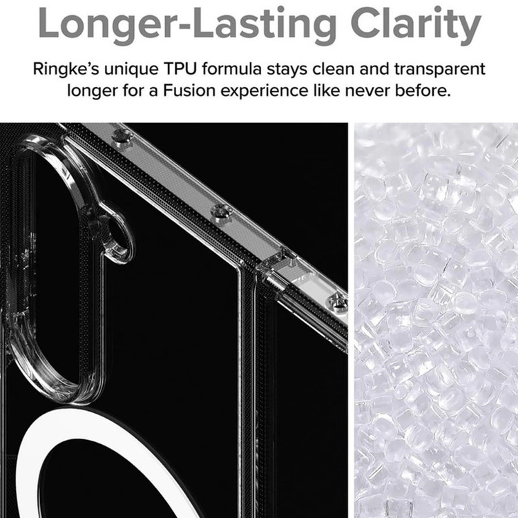 کاور قاب ناب مدل Clear Magsafe Magnetic مناسب برای گوشی موبایل سامسونگ Galaxy Z Flip 4