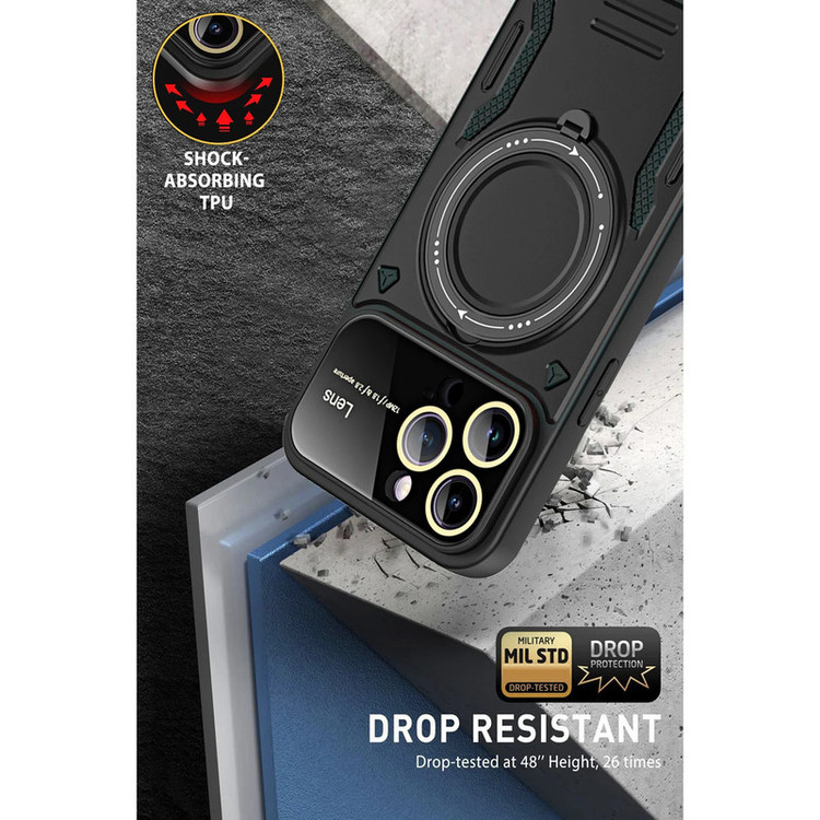 کاور اسپارتان مدل Hybrid Armor Strap مناسب برای گوشی موبایل اپل iPhone 13 Pro Max به همراه بند آویز