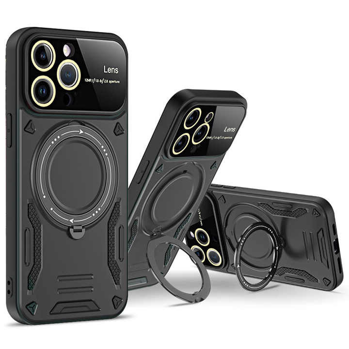 کاور اسپارتان مدل Hybrid Armor Strap مناسب برای گوشی موبایل اپل iPhone 13 Pro Max به همراه بند آویز