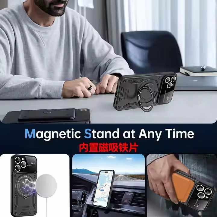 کاور اسپارتان مدل Hybrid Armor Strap مناسب برای گوشی موبایل اپل iPhone 13 Pro Max به همراه بند آویز