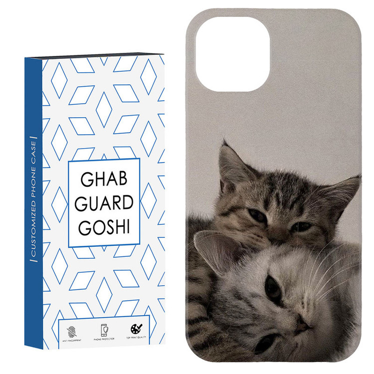 کاور قاب گارد گوشی طرح گربه کد Dimo-320 مناسب برای گوشی موبایل اپل iPhone 13 / 14