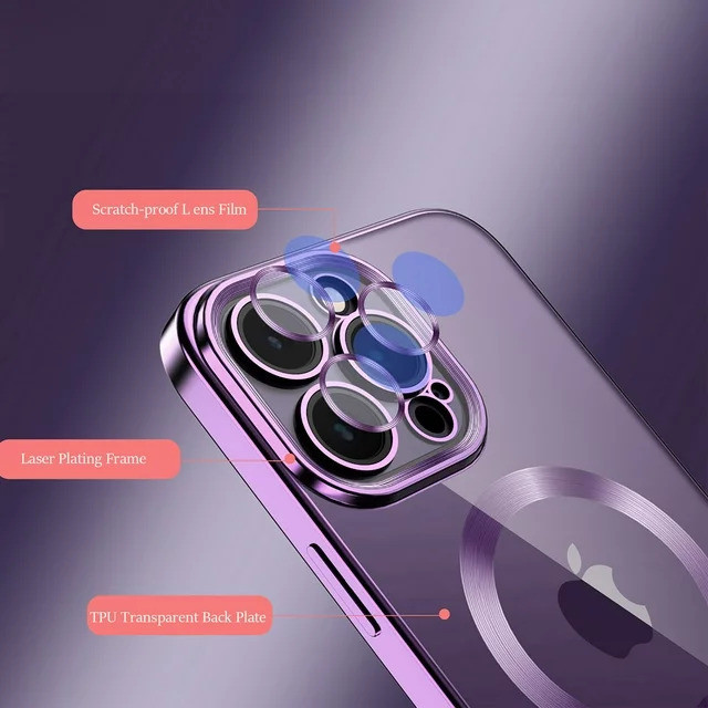 کاور مانستر مدل Clear Magsafe مناسب برای گوشی موبایل اپل Iphone 15 Pro Max