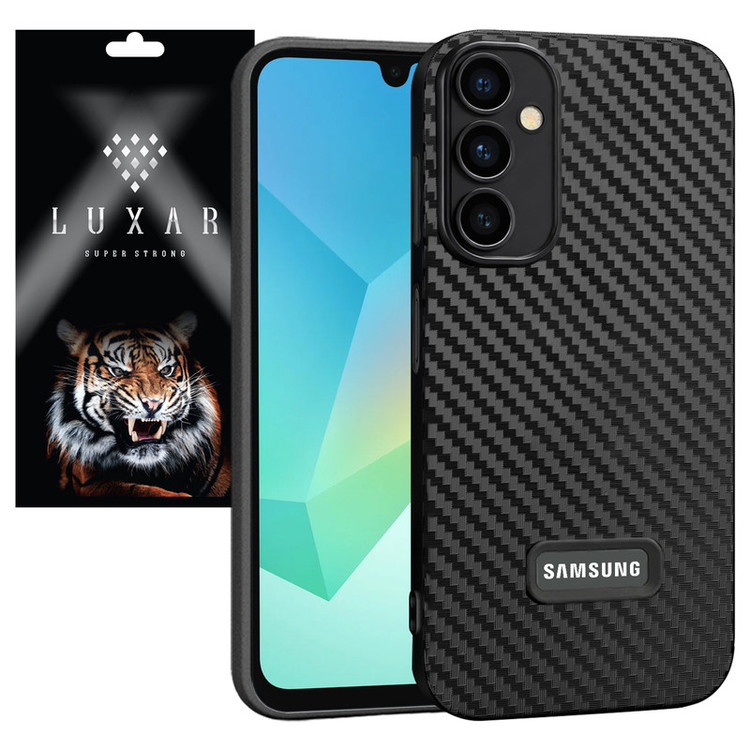 کاور لوکسار مدل A16 _Carbon Line 2 مناسب برای گوشی موبایل سامسونگ Galaxy A16