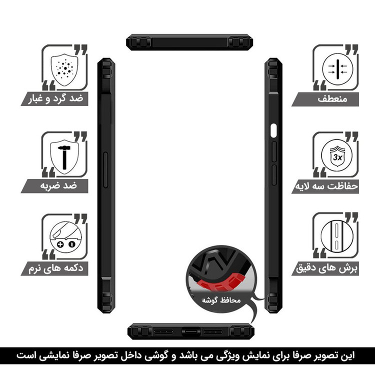 کاور لوکسار مدل a7 2018 -Vetra مناسب برای گوشی موبایل سامسونگ Galaxy A7 2018