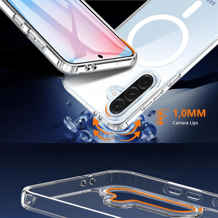 کاور گوف مدل Full Protect مناسب برای گوشی موبایل سامسونگ Galaxy A36 به همراه محافظ لنز دوربین
