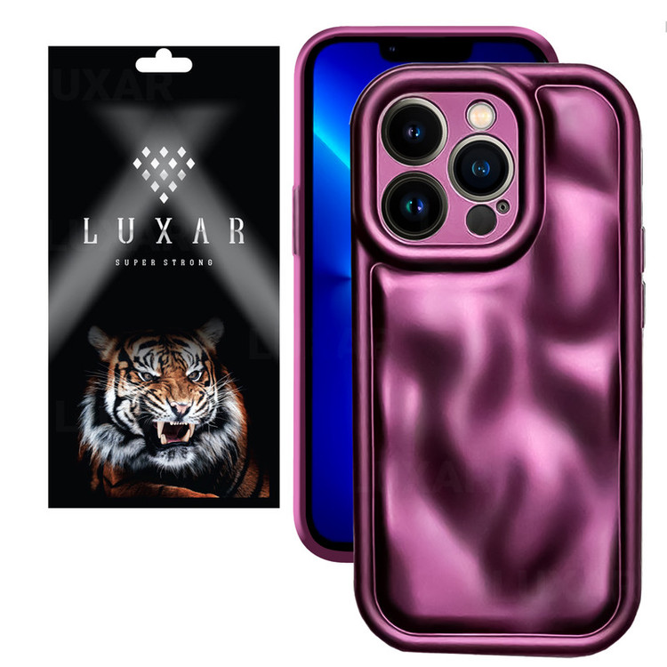 کاور لوکسار مدل 3D plating مناسب برای گوشی موبایل اپل iPhone 12 Pro