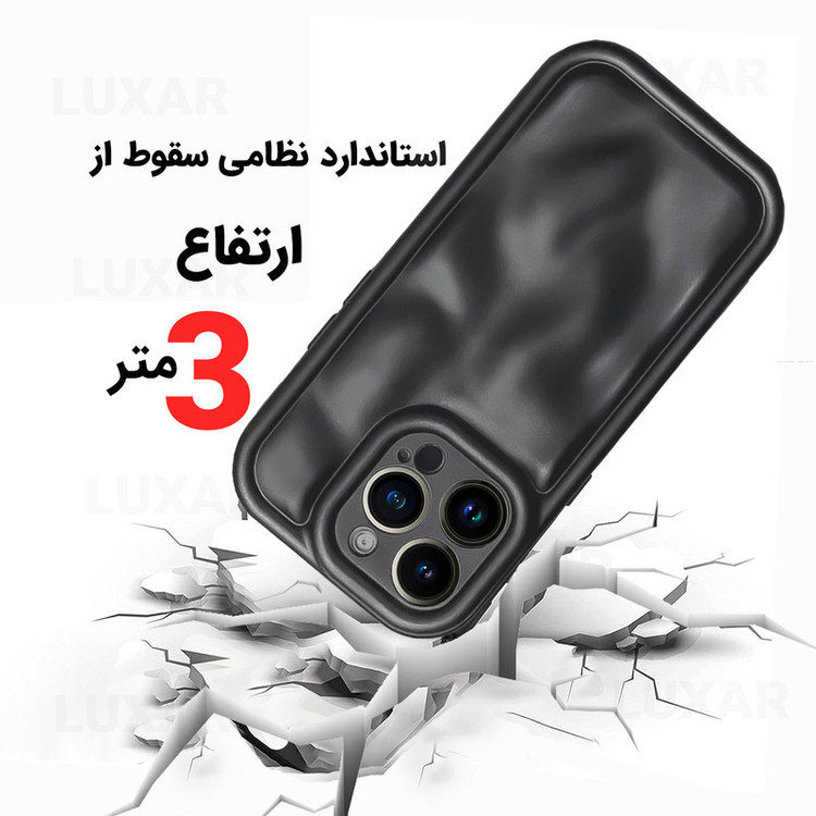 کاور لوکسار مدل 3D plating مناسب برای گوشی موبایل اپل iPhone 12 Pro