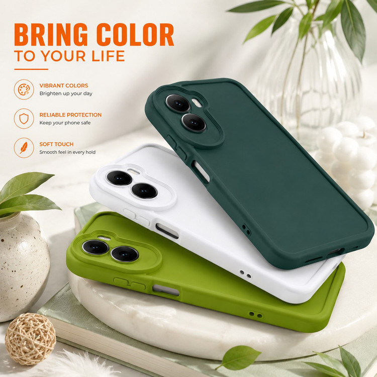 کاور گاردتک اساک مدل Silicone Puffer مناسب برای گوشی موبایل شیائومی Poco M7 4G