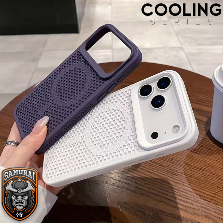 کاور سامورایی مدل Cooling مناسب برای گوشی موبایل اپل iPhone 17 Pro Max