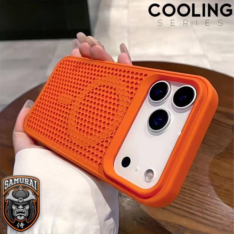 کاور سامورایی مدل Cooling مناسب برای گوشی موبایل اپل iPhone 17 Pro Max