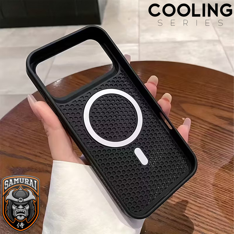 کاور سامورایی مدل Cooling مناسب برای گوشی موبایل اپل iPhone 17 Pro Max
