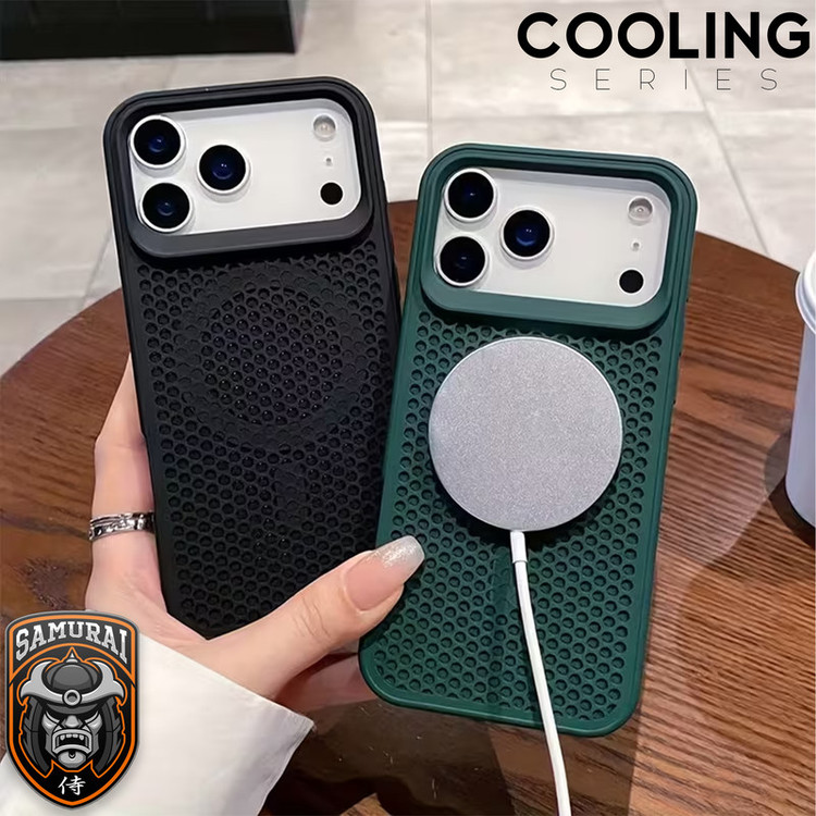 کاور سامورایی مدل Cooling مناسب برای گوشی موبایل اپل iPhone 17 Pro Max