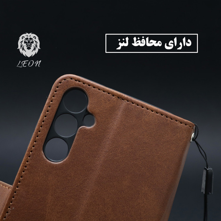 کیف کلاسوری لئون مدل Band Oro مناسب برای گوشی موبایل سامسونگ Galaxy A56
