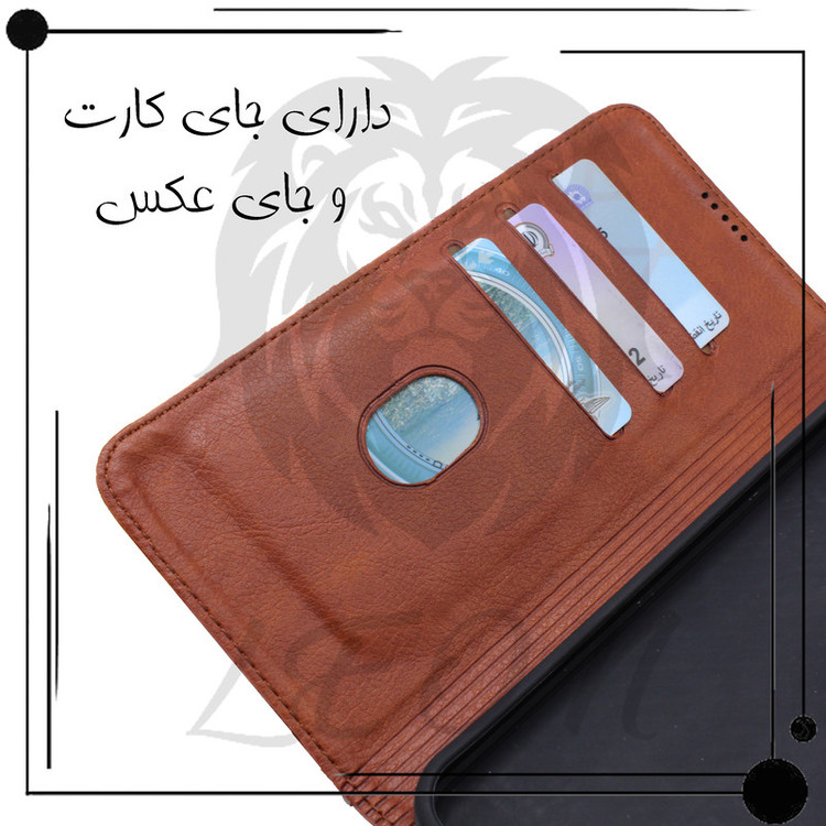 کیف کلاسوری لئون مدل Deri Yo مناسب برای گوشی موبایل شیائومی Redmi Note 15 Pro 4G