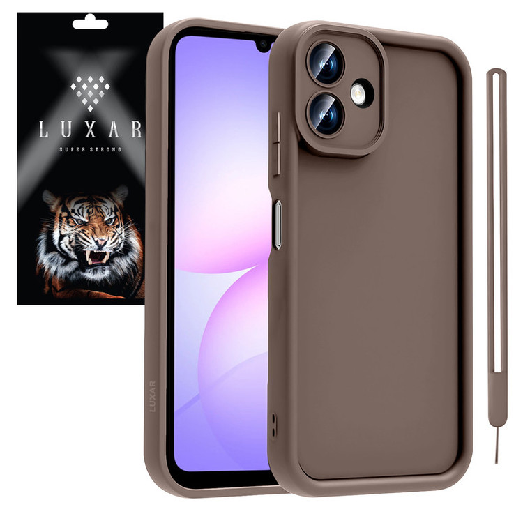 کاور لوکسار مدل a07 -Puffer band مناسب برای گوشی موبایل سامسونگ Galaxy A07 به همراه بند آویز