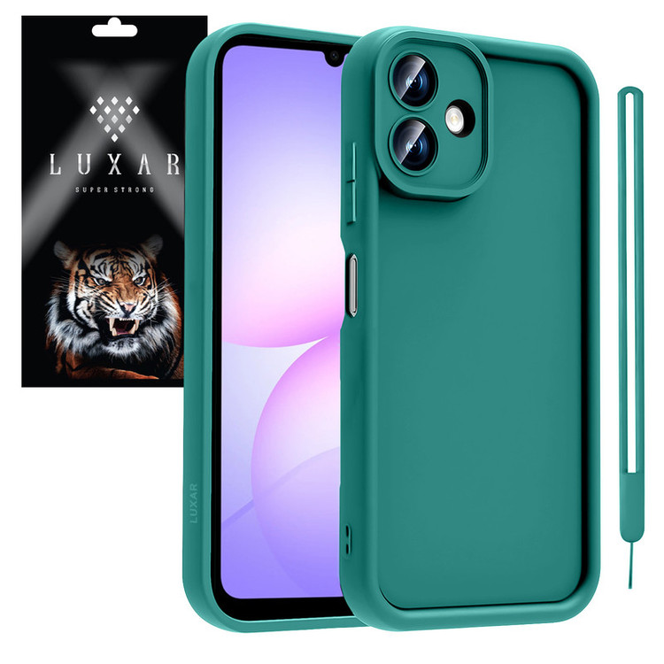کاور لوکسار مدل a07 -Puffer band مناسب برای گوشی موبایل سامسونگ Galaxy A07 به همراه بند آویز
