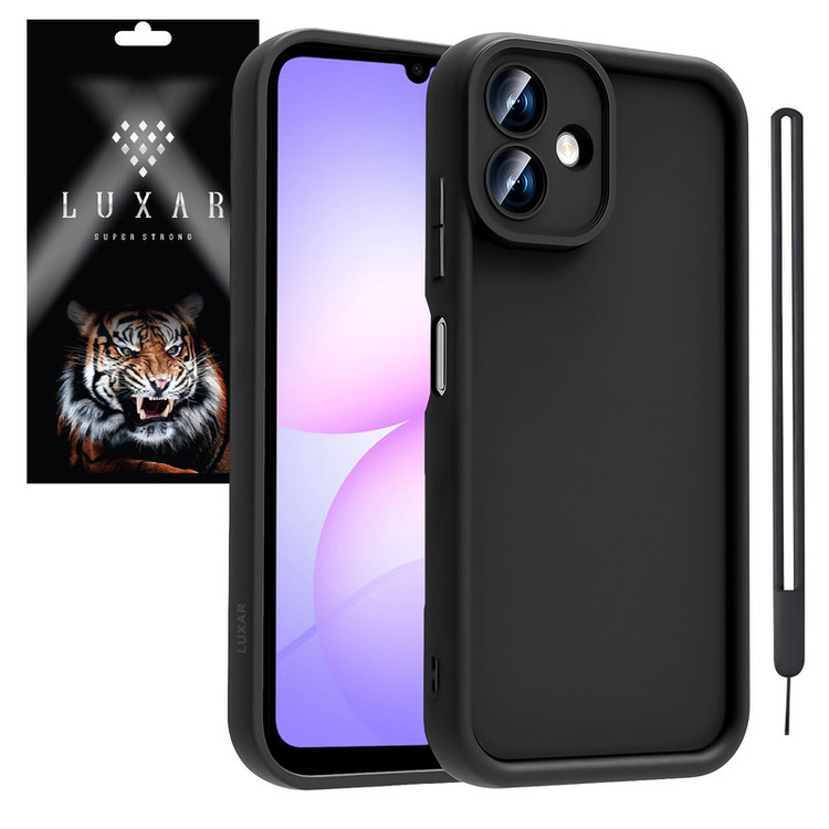 کاور لوکسار مدل a07 -Puffer band مناسب برای گوشی موبایل سامسونگ Galaxy A07 به همراه بند آویز