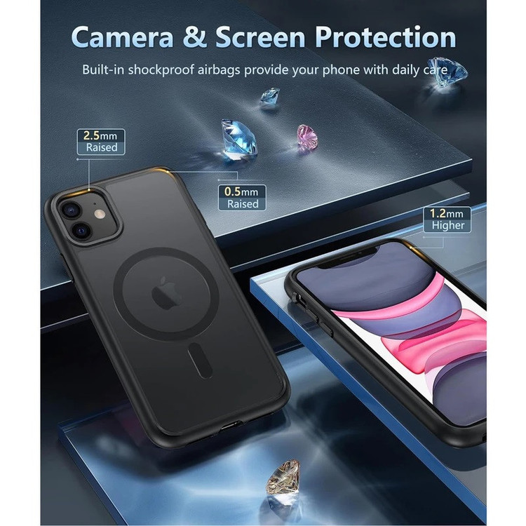 کاور بادی قاب مدل مگ سیف مناسب برای گوشی موبایل اپل iphone 11