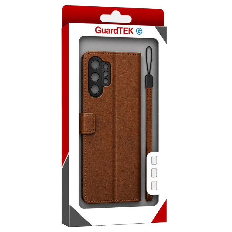 کیف کلاسوری گاردتک مدل  Flip cover strap مناسب برای گوشی موبایل سامسونگ Galaxy Note 10 Plus به همراه بند