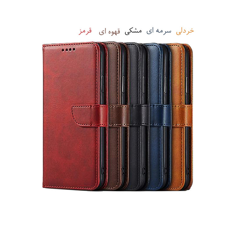 کیف کلاسوری لئون مدل Nezhad Oro مناسب برای گوشی موبایل شیائومی Redmi Note 14 4G
