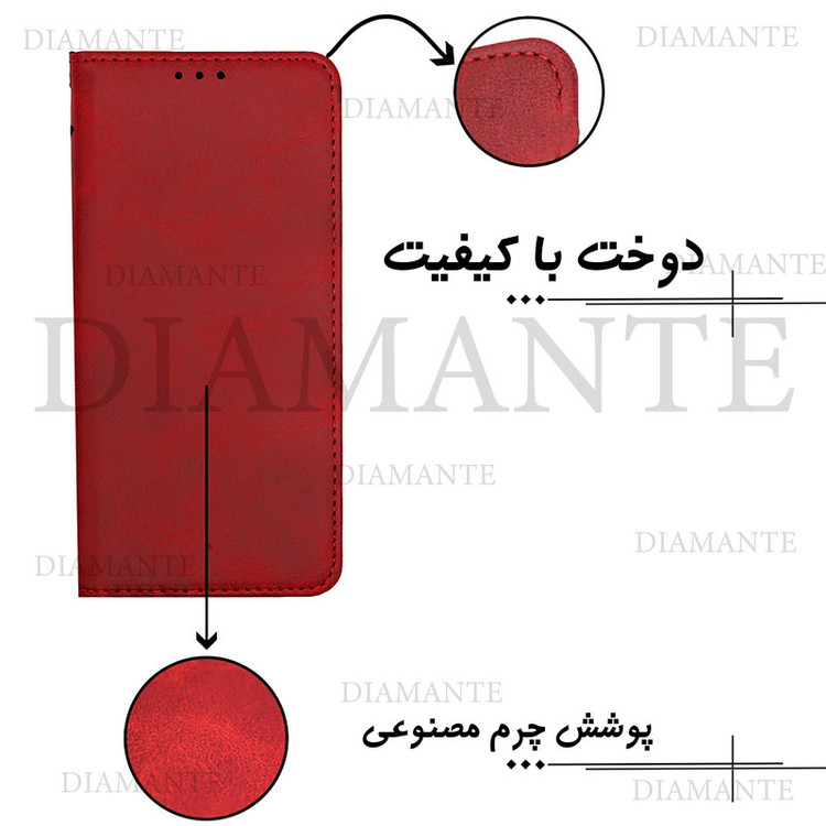 کیف کلاسوری دیامانته مدل Speek Rd مناسب برای گوشی موبایل سامسونگ Galaxy A07