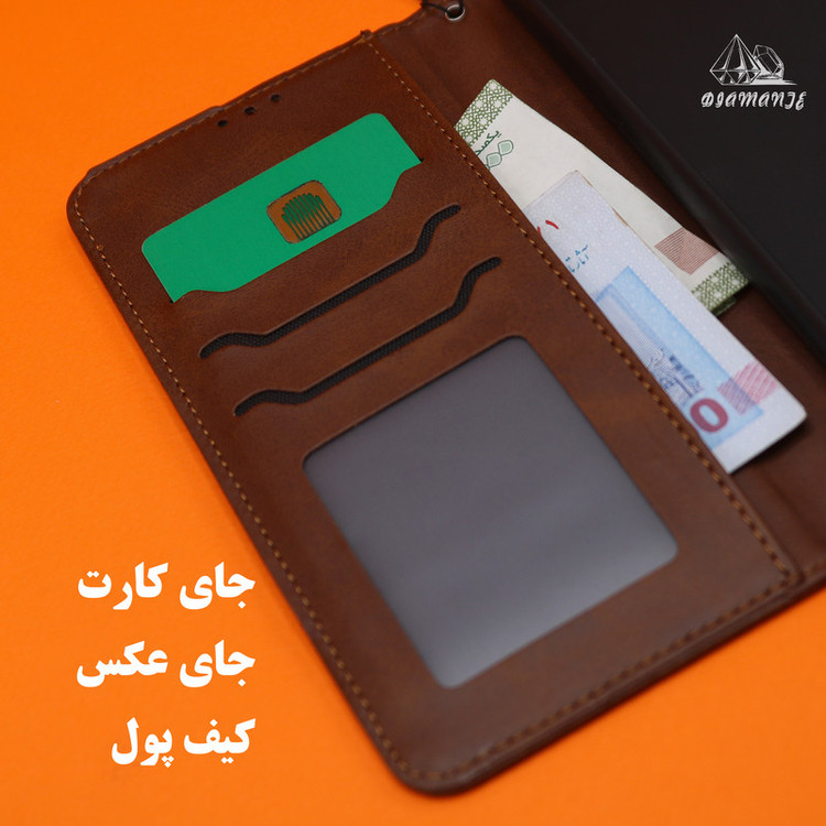 کیف کلاسوری دیامانته مدل Bandaviz Bk مناسب برای گوشی موبایل سامسونگ Galaxy Note 20 Ultra به همراه بند آویز
