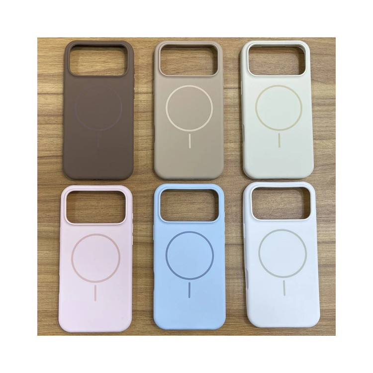 کاور گارد قاب طرح سیلیکونی پاک کنی مگسیف دار مناسب برای گوشی موبایل اپل IPHONE 17 PRO MAX