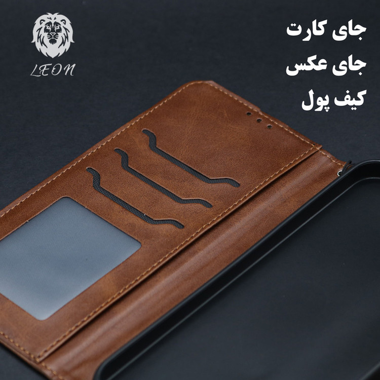 کیف کلاسوری لئون مدل Band Oro مناسب برای گوشی موبایل شیائومی Redmi A5 به همراه بندآویز