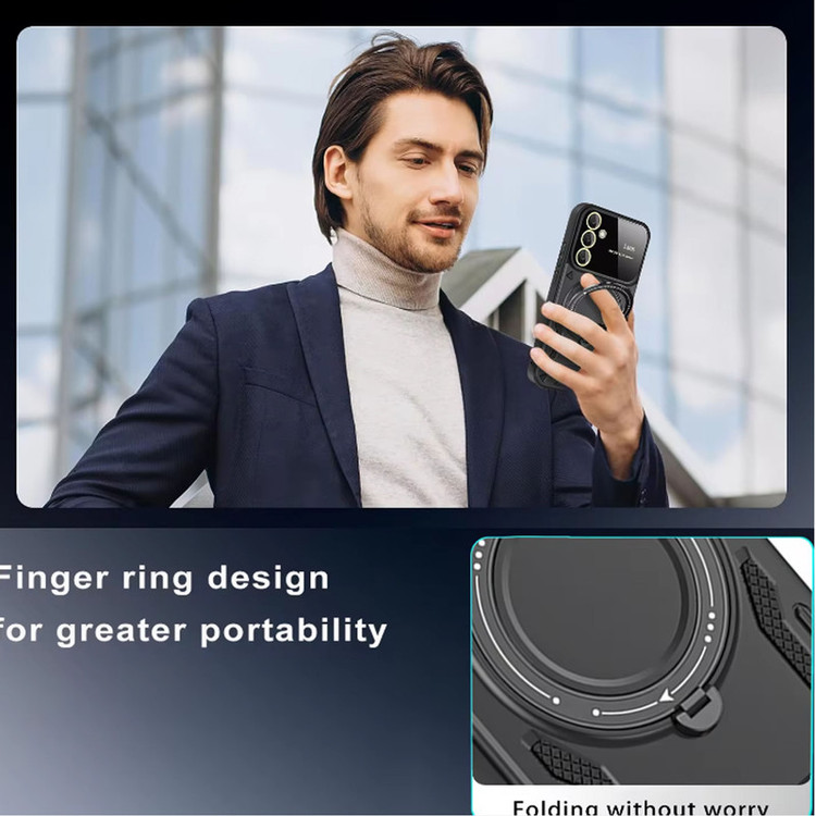 کاور اسپارتان مدل Hybrid Armor Strap مناسب برای گوشی موبایل سامسونگ Galaxy A15 به همراه بندآویز