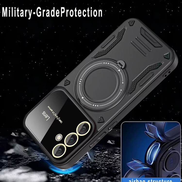 کاور اسپارتان مدل Hybrid Armor Strap مناسب برای گوشی موبایل سامسونگ Galaxy A15 به همراه بندآویز