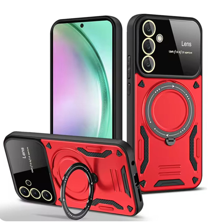 کاور اسپارتان مدل Hybrid Armor Strap مناسب برای گوشی موبایل سامسونگ Galaxy A15 به همراه بندآویز