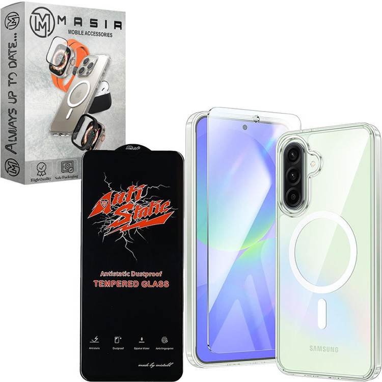 کاور مسیر مدل MGsafe Protector مناسب برای گوشی موبایل سامسونگ Galaxy A56 به همراه محافظ صفحه نمایش