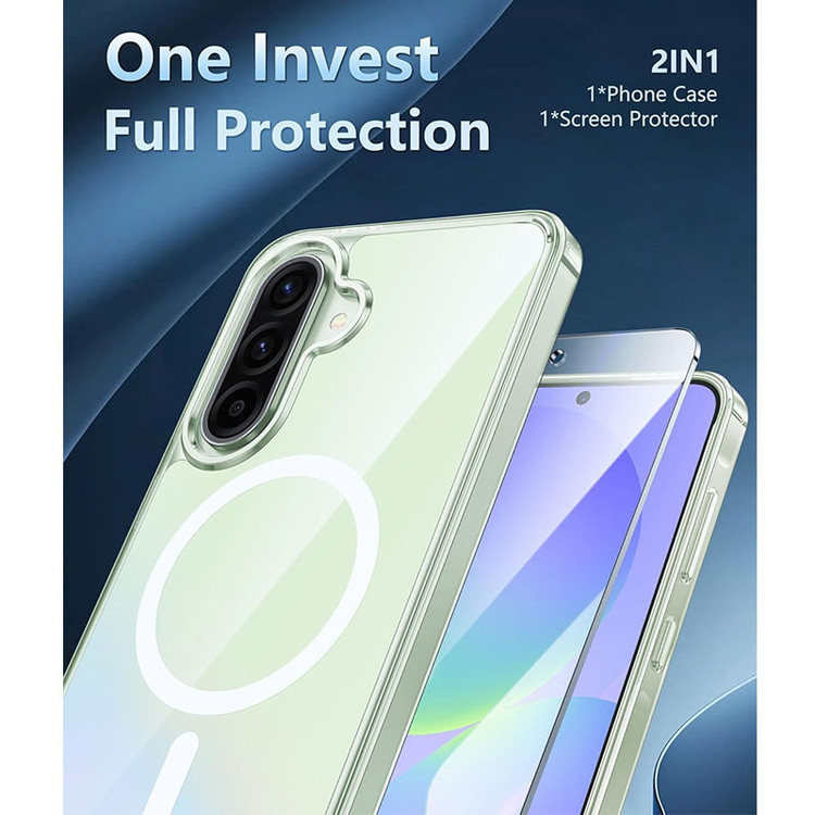 کاور مسیر مدل MGsafe Protector مناسب برای گوشی موبایل سامسونگ Galaxy A56 به همراه محافظ صفحه نمایش