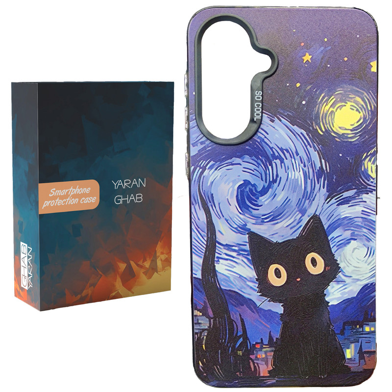 کاور قاب یاران مدل cat مناسب برای گوشی موبایل سامسونگ Galaxy A56 / Galaxy A56 5G