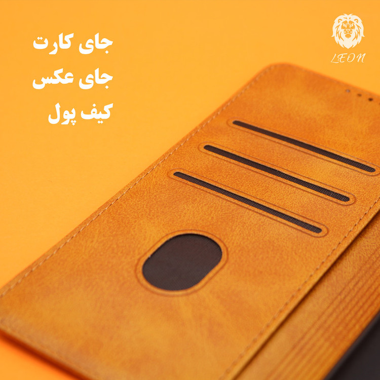 کیف کلاسوری لئون مدل Khoshi مناسب برای گوشی موبایل سامسونگ Galaxy S20 Plus