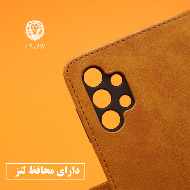 کیف کلاسوری لئون مدل Khoshi مناسب برای گوشی موبایل سامسونگ Galaxy S20 Plus
