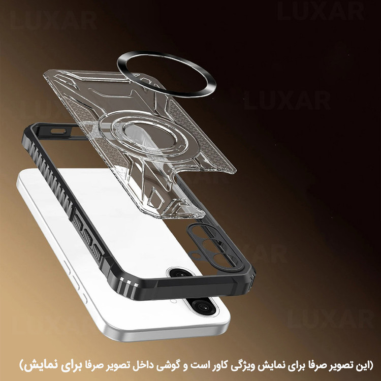 کاور لوکسار مدل not13 _Luxmag مناسب برای گوشی موبایل شیائومی Redmi Note 13 4G
